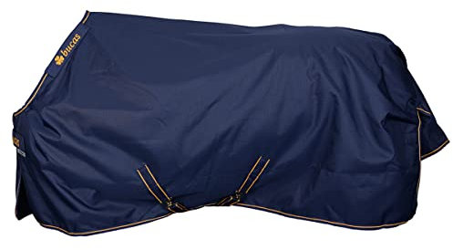 Bucas Irish Turnout Light 50g Classic 1200D - navy/gold, Groesse:120