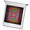 3dRose FL_23496_1 Mandala 1 Indien Buddhismus Hinduismus Psychedelic Meditation New Age Fractal Mehrfarbige Gartenflagge, 30,5 x 45,7 cm