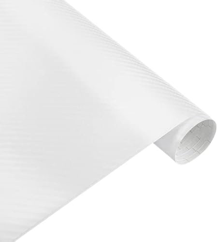 Könighaus (5,61€/m2 Transparent 3D Carbon Autofolie 400 x 152 cm blasenfrei mit Anleitung