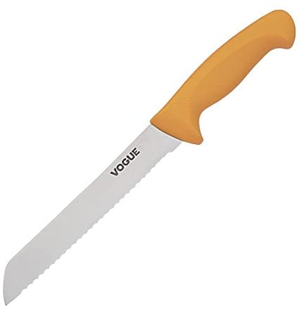 Vogue Soft Grip Pro Bread Knife St/St - 190mm 7 1/2