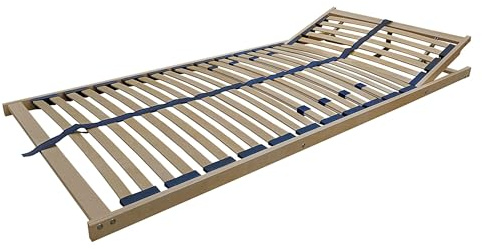 Erst-Holz 70.32-10-220 FV Federholzrahmen Lattenrost 100x220 cm Kopfteil verstellbar - Überlänge