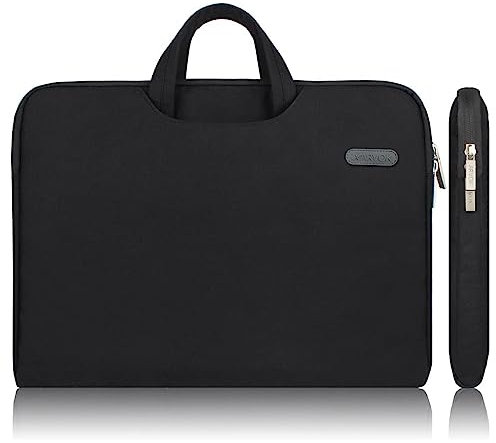 ARVOK Laptoptasche 17-17,3 Zoll Notebooktasche Schutzhülle für Uni Arbeit Business, Wasserdicht Laptophülle Notebook Hülle Tasche für Acer/Asus/Dell/Fujitsu/Lenovo/HP/Samsung, Schwarz