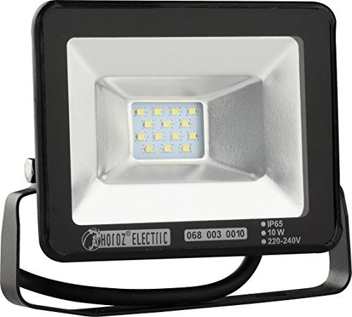 10 Watt LED Fluter Strahler Flutlicht Scheinwerfer Wandstrahler Außenstrahler Baustrahler ultra slim Flach Kaltweiß