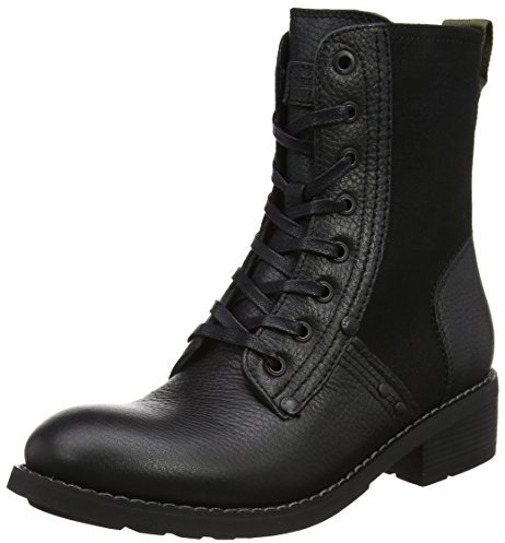 G-STAR RAW Damen Labour Biker Boots, Schwarz (Black), 36 EU