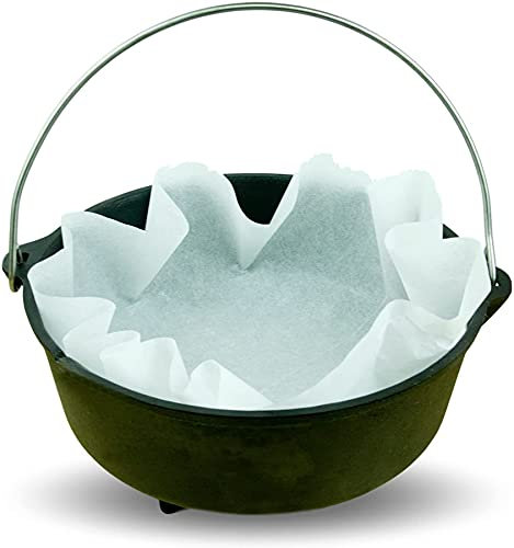 CampLiner Dutch Oven Pergament-Einlagen, 50,8 cm, Einweg-Papiereinlagen, 20 Stück