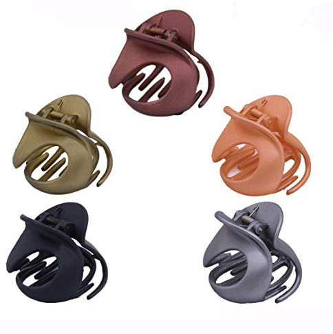 LHKJ 5 Pièces Pince Cheveux Crabe Pince pour Cheveux Epais Pince à Griffe Plastique de Coiffure, Non Slip Griffe Clips Accessoires De Cheveux Pour Les Femmes
