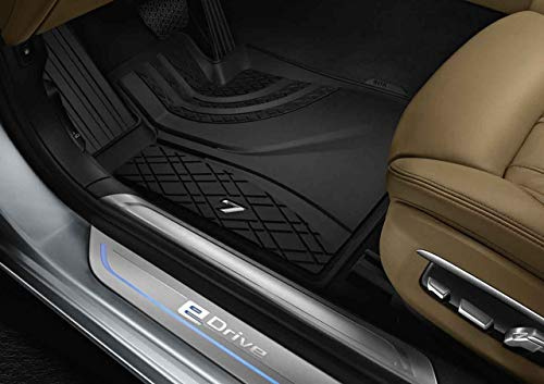 BMW Genuine Front Floor Mats All Weather RHD Black Fits G11 G11 LCI 51472444035