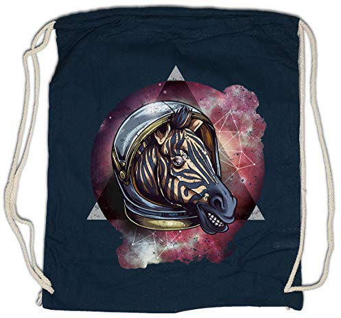 Urban Backwoods Space Zebra Turnbeutel Sporttasche