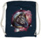 Urban Backwoods Space Zebra Turnbeutel Sporttasche