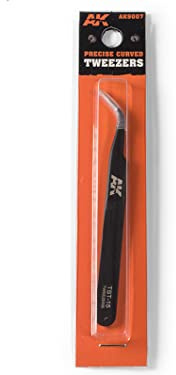 AK9007 Precise Curved Tweezers