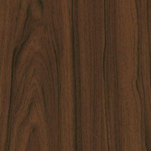 [15,44€/m²] Klebefolie in Holz-Optik - WUNSCHMAß inkl. Rakel & E-Book I Selbstklebende Holz Folie für Möbel & Küche - hitzebeständig & abwaschbar I Möbelfolie Holzdekor (WALNUSS DUNKEL, LFM x 67,5cm)