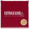 NEU - HERBALIND Kirschkernkissen Kirschkern-Füllung - Wärmekissen Kerngesund in rot (bordeauxrot) - Bezug aus 100% Baumwolle - Größe 24 x 25 cm