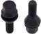 8X Levando Radschrauben M12x1,5 25mm bew. Kegel 60° Schwarz SW 17