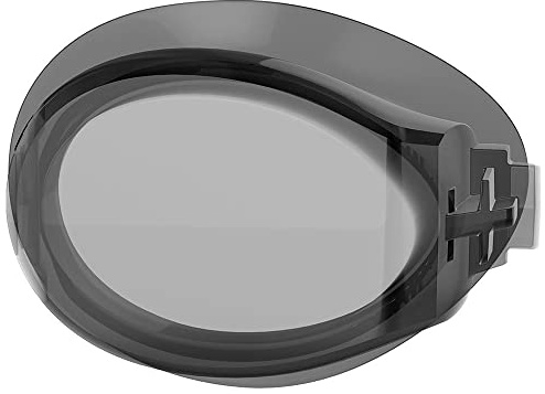 Speedo Unisex Erwachsene Mariner Pro Optical Lens Schwimmbrille, Schwarz/Rauchfarben, Einheitsgröße