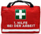 Dakita Erste Hilfe Tasche für Kollegen – Lustiges Geschenk für Mitarbeiter zum Abschied oder Geburtstag – 28×18×8 cm, rot,ohne Inhalt