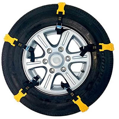 WXHBJ Für Jeep Grand Cherokee Vier Generationen 2011-heute. 10 Teile/Satz Autoreifen Anti-Rutsch-Schneeketten Gürtel Rinder-Sehnen-Rad LKW-Reifen-Kette Schneekette