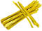 100 Pcs 4 Inches Metallic Twist Ties Reusable Bag Ties Plastic Bread Twist Ties for Candy Bags, Coffee Bags, Snacks, Cake Pops, Party Supplies(Gold)