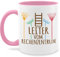 Tasse Tassen 325ml - Deko Tasse Hobby Geschenk - Leiter vom Rechenzentrum dunkel - 325 ml - Rosa - kaffeetasse gartenliebhaber gartenfreund schokotasse gärtner nur noch eine pflanze schokolade für