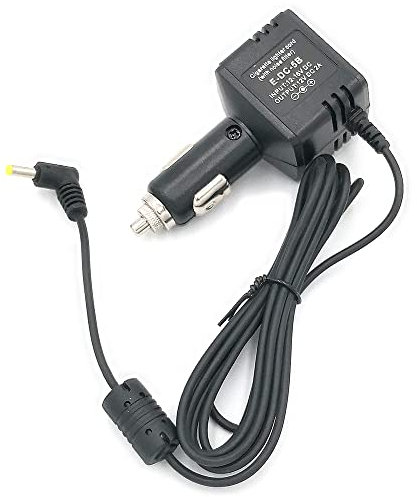 Fumei E-DC-5B Car Travel Charger Cigarette Lighter Cable with Noise Filter for YAESU Radio VX-6R VX-7R VXA150 VXA-710 FT-50R HX-470
