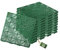 My Garden Interlocking Plastic Tiles - 30x30cm Easy Click Non Slip Weatherproof Walkway Floor PathDecking Board - Decorate Garden Lawn Patio Vegetable Plot - 10 Pack Green