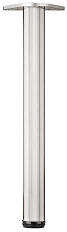 YUJIANHUAA 1 Pcs Pieds de Table Réglables en Métal Pieds de Meubles en Alliage D'aluminium,Pieds De Support De Comptoir De Cuisine/Pieds De Bar,avec Vis,Personnalisable (H: 85cm)