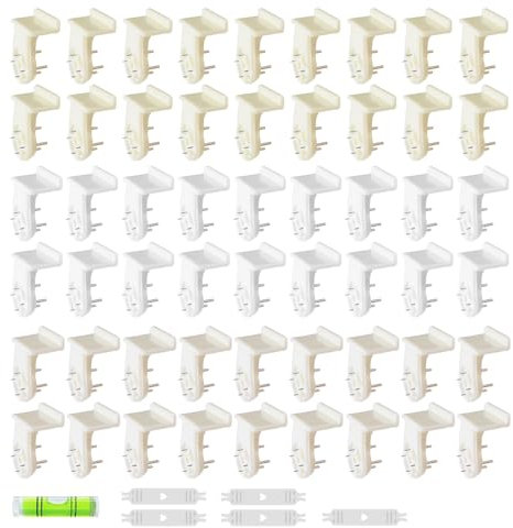 WYAN 54 Pezzi gancio per foto con fondo piatto non tracciato per parete rigida, ganci da parete con chiodi invisibili, kit per appendere foto per fissare cornici(3 misure)