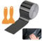 Carbon Folie Auto Einstiegsleisten Schutz 5cm*10m Selbstklebend Aufkleber Schwarze Carbon Klebeband 6D Autofolie Universal Autotür Lackschutzfolie Kantenschutz für Autos
