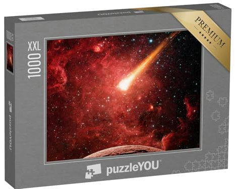 Puzzle 1000 Teile XXL „Planet, Komet und Galaxie. Elemente Dieses Bildes von der NASA zur Verfügung gestellt“