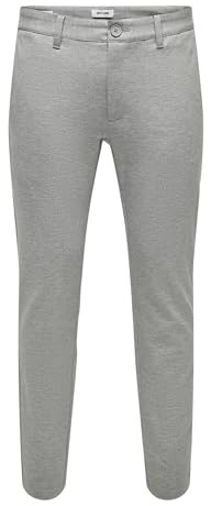 ONLY & SONS Herren Onsmark Slim Herringbone 2911 Pant Noos Chinohose, Griffin, 29W x 30L