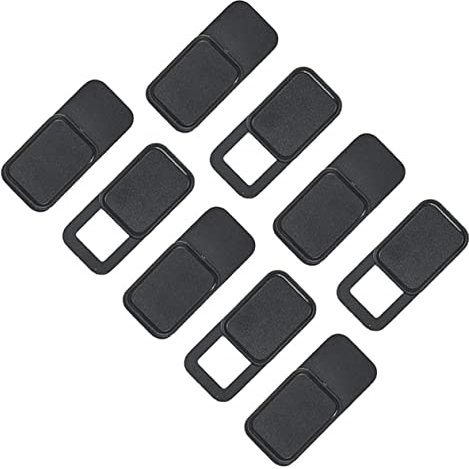 HEMOTON 9pcs Computer Accessories Slider Cover Cyber Privacy For Computer Webcam Cover Slide Magnetic Holder Clip Webcam Privacy Slider Internet Privacy Phone Cover Web Cover Laptop Front