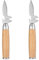 NobeOnbe Oyster Knife Shell Opening Tool, Scallop Shell Opening Tool, Wooden Handle Pry Oyster Tool Multifunctional Bottle Opener