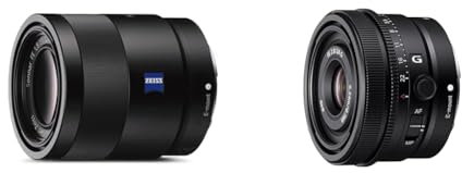 Sony SEL-55F18Z Zeiss Standard Objektiv (Festbrennweite & SEL24F28G | Vollformat FE 24mm F2.8 G - Premium G Serie Objektiv mit Festbrennweite