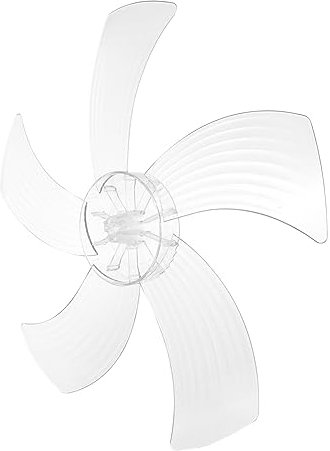 ANDRESLAD Ersatz Lüfterflügel für Haushalts Steh und Tischventilatoren Kunststoff Lüfterblätter Zubehör Fan Repair Parts Transparent