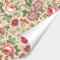 SUKPDJO Papier peint autocollant motif fleurs roses, papier peint à motif de fleurs rouges, papier peint coloré pour salon, maison, papier peint autocollant pour chambre à coucher (40 cm x 300 cm)