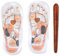 Kitama Massageholzstab aus Holz für Reflexzonenmassage Fußreflexzonenmassage mit Fuss-Massage Socken in Einheitsgröße für traditionelle Massage Thai Massage