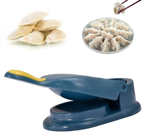 Presse à pâte, moule à raviolis chinois, outil de presse à pâte 2 en 1 – Artefact de peau de raviolis, outil de cuisine pour faire des raviolis