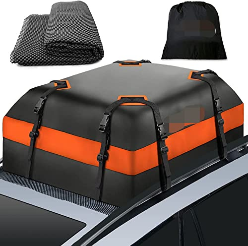 DUANJIAN Maßgeschneidert Wasserdicht Dachtasche Gepäckbox für VW T-Cross 2019-2023,Dachkoffer Faltbare Gepäckbox,Auto Dachtasche für Gepäcktransport Zubehör