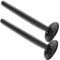 NAMOARLY 2sets Decorative Radiator Pipe Covers Collars Kit Black for Bathroom and inside Decorative