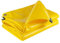 Lona PVC Impermeable Exterior 4x8m, Lonas para Piscinas con Ojales de Aluminio, Toldo de Protección Reforzado 500g/m², para Leña, Muebles, Jardín, Piscinia, Vehículos