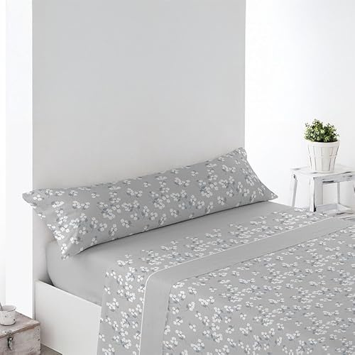 Rufino Díaz Juego Sábanas Pirineo Bulnes Invierno 3 Piezas (Gris - 90 cm) - Taco Extra Suave para Adultos e Infantil - Sensación acogedora y de Confort