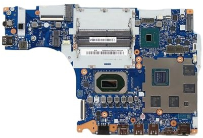 JJKSKV Compatible con Lenovo, Legion 5-15IMH05 NM-C921 con CPU: I5-10300H I7-10750H GPU: GTX1650 Ti 4G/GTX1650 4G FRU: 5B20S72434, reemplazo de la Placa Base del portátil(I5-10300H GTX 1650)