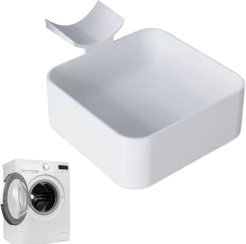 Bac de vidange pour machine à laver | Plateau étanche imprimé 3D | Entonnoir de vidange de machine à laver | pour sous-sol, appartement, mobil-home, garage, propriétaires, résidents