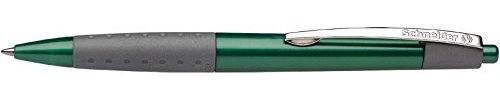 Schneider Loox Druck-Kugelschreiber mit grünem Schaft und grüner Tinte