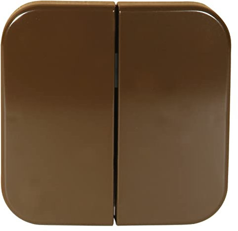 Opus 560.403.08 Doble balancín, Color marrón para Interruptor de Serie y pulsador