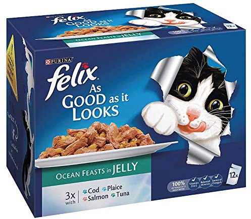 Felix As Good As Ocean Feasts In Jelly x 12 1200g