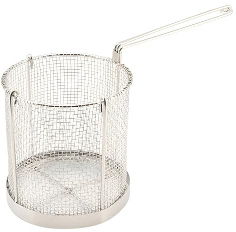 Genware SPB15 Stainless Steel Spaghetti Basket, 15 cm Width, 16 cm Diameter
