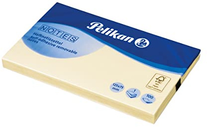 Pelikan 200196 Notes, selbstklebend, 127 x 76 mm, 100 Blatt, gelb