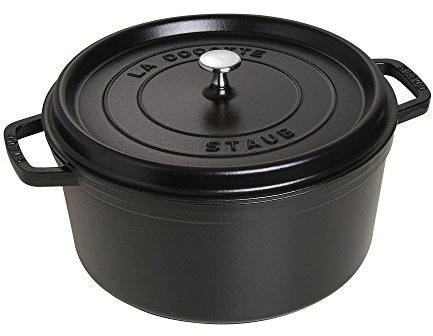 Staub 8 7/8 Quart Round Cocotte, Pesto