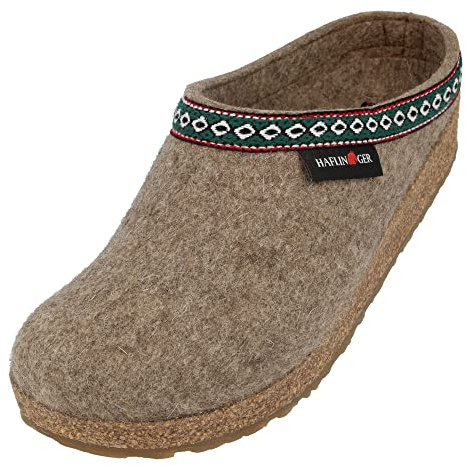 HAFLINGER Grizzly Franzl Filzpantoffel Hausschuh Filzclog