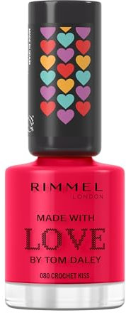 Rimmel London Smalto Unghie 60 Seconds Super Shine - Asciugatura Rapida e Lunga Durata - 300 Glaston-Berry (Corallo) - 8 ml